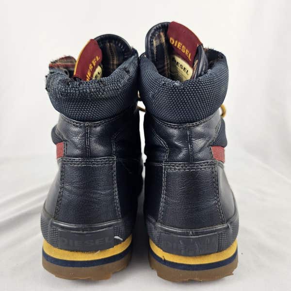 Diesel Olson Mens Size 9 Blue Yellow Red Lace Up Casual  display picture 2
