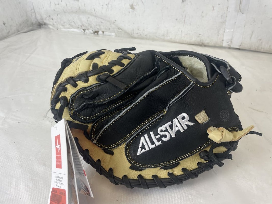 Used Macgregor Mccm200x 33 1 2" Leather Baseball Catcher's Mitt Glove