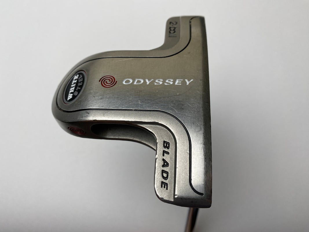 Odyssey White Steel 2-ball Blade Putter 32.5 Inches (RH