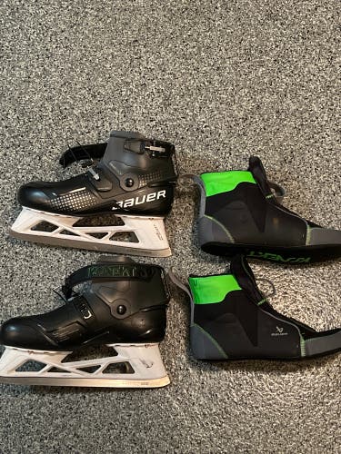 Senior Bauer Regular Width Size 10 Konekt Hockey Goalie Skates