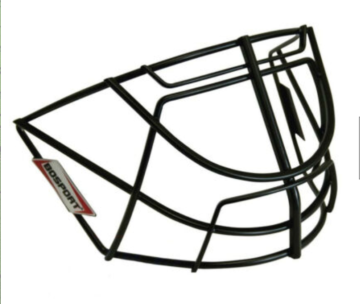 Bosport Goalie Mask Replacement CAT-EYE-Cage - FOR BAUER NME/CCM Helmets (BLACK)