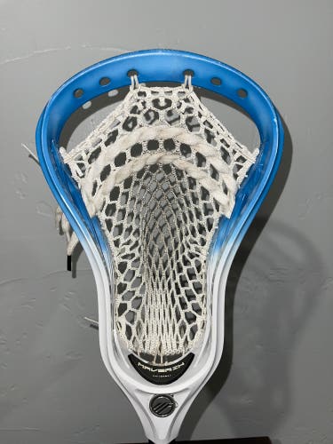 Used Strung Tank Head (Blue/White Fade)