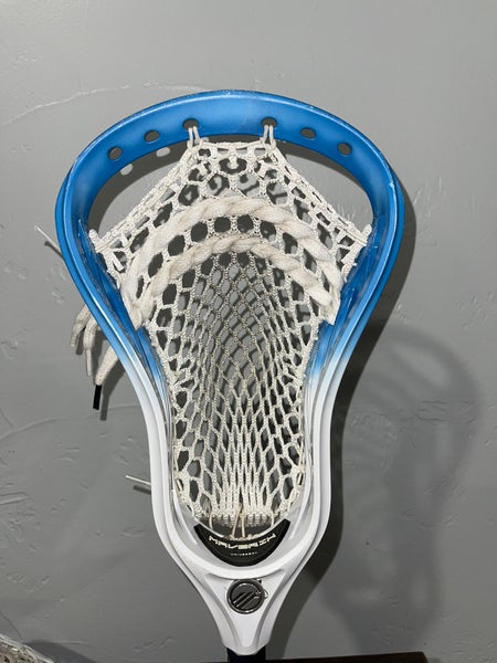 Used Strung Tank Head (Blue/White Fade)