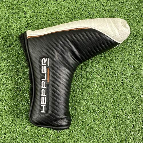 NEW Ping Heppler Blade Putter Head Cover Black White Magnetic Closure