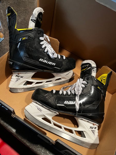 Senior Used Bauer Supreme M4 Hockey Skates Regular Width Size 10