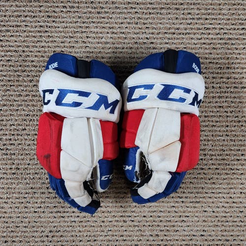 Matt Bodie CCM Pro Model Gloves 14" Pro Stock Gloves