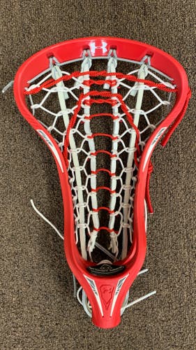 New Under Armour Glory Red Strung Women's Lacrosse Head