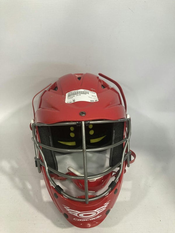 Used Cascade Cs-r Md Lacrosse Helmets