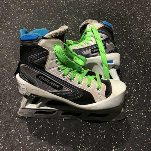 Used Bauer Reactor 5000 Junior 04.5 Goalie Skates