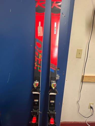 Used 2022 Racing With Bindings Max Din 12 Hero FIS GS Pro Skis