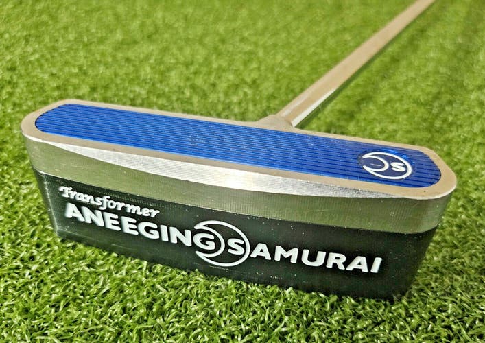 Aneeging Samurai Transformer Blade Putter / RH / Steel ~34.5" / NEW GRIP /jd8304