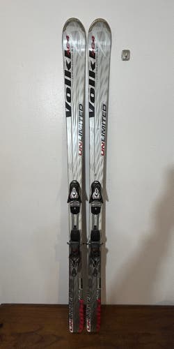 Volkl Unlimited AC4 XT Men's All Mountain Downhill Skis 191 cm. Marker Bindings