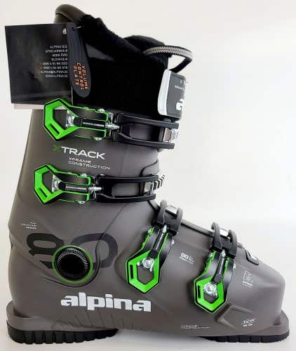 NEW $650 Men's Alpina Xtrack 80 Electric Battery Heated Ski Boots Mondo Size 27