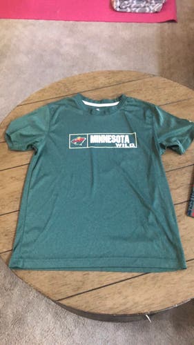 Youth MN Wild dri fit tshirt
