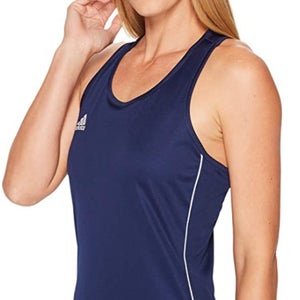 Adidas Womens Core 18 Size Extra Large Blue Training Tank Top New With Tags $38