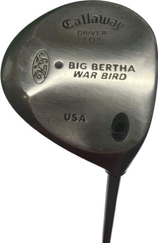 Callaway Big Bertha War Bird 10° Driver RCH 90 R Flex Graphite Shaft RH 44”L