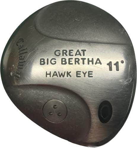 Ladies Callaway Great Big Bertha Hawk Eye 11° Driver Gems Graphite RH 44.5”L