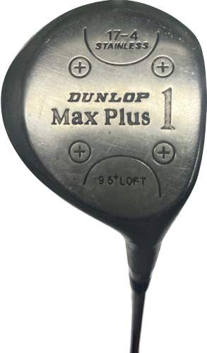 Dunlop Max Plus 9.5° Driver Stiff Flex Stainless Steel Shaft RH 43.5” L
