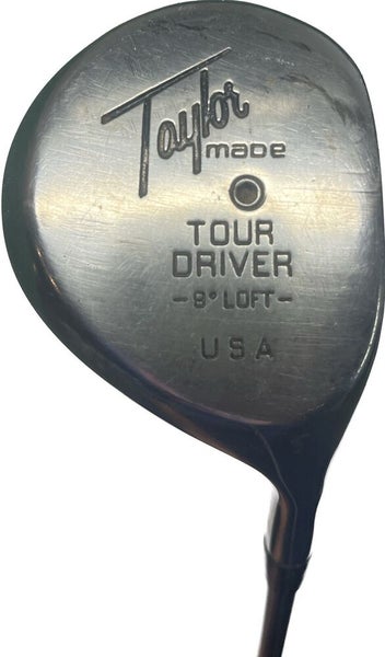 TaylorMade Pittsburgh Persimmon 8° Driver Fiber Speed Reg Flex Graphite RH 44”