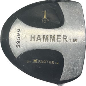 X Factor Hammer 10° Driver SmartShaft Regular Flex Graphite Shaft RH 45”L