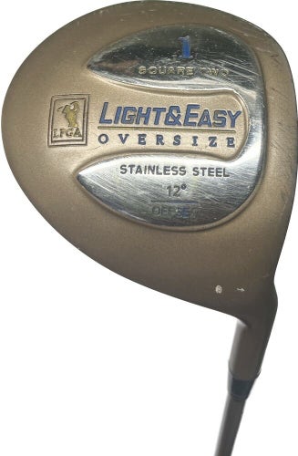 Ladies Square Two Light & Easy Oversized 12° Offset Driver Graphite RH 43”