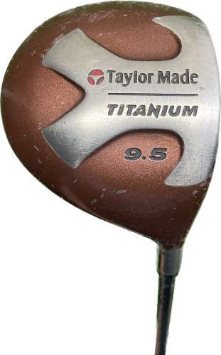 TaylorMade Titanium 9.5* Driver Bubble R-80 Plus R Flex Graphite Shaft RH 45”L