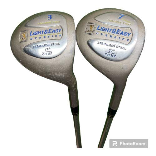 Ladies Square Two Light & Easy Oversize 17* 3 Wood & 27* 7 Wood Graphite Shafts