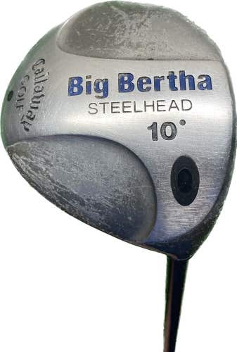 Callaway Big Bertha Steelhead 10* Driver Pro Series 3.2 S Flex Graphite RH 44”L
