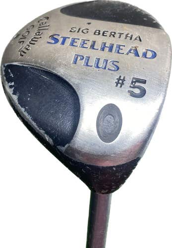 Callaway Big Bertha Steelhead Plus 5 Wood Regular Flex Graphite Shaft RH 42”L