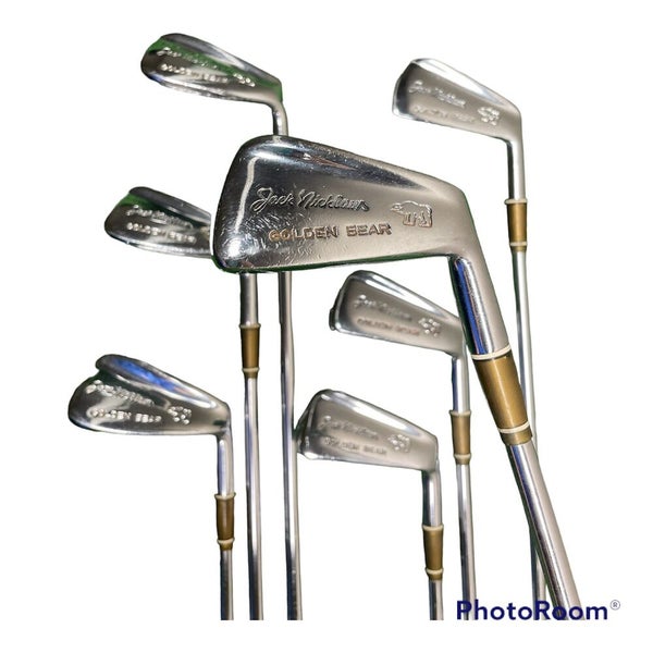 MacGregor Jack Nicklaus Golden Bear Iron Set 3-PW (No 5) S Flex Steel RH *READ*