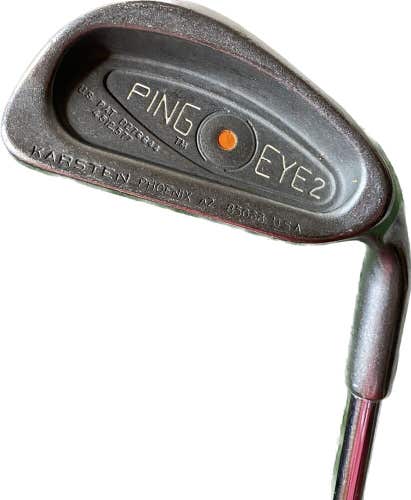 Ping Eye 2 Orange Dot 6 Iron ZZ Lite Stiff Flex Steel Shaft RH 38”L