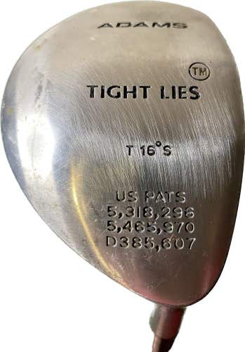 Adams Tight Lies 16* 3 Wood Firm Flex Graphite Shaft RH 42.5”L