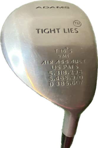 Adams Tight Lies 16* 3 Wood Regular Flex Graphite Shaft RH 42.5”L