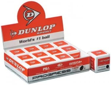 DUNLOP Progress - Recreational (One Dozen) Squash Balls