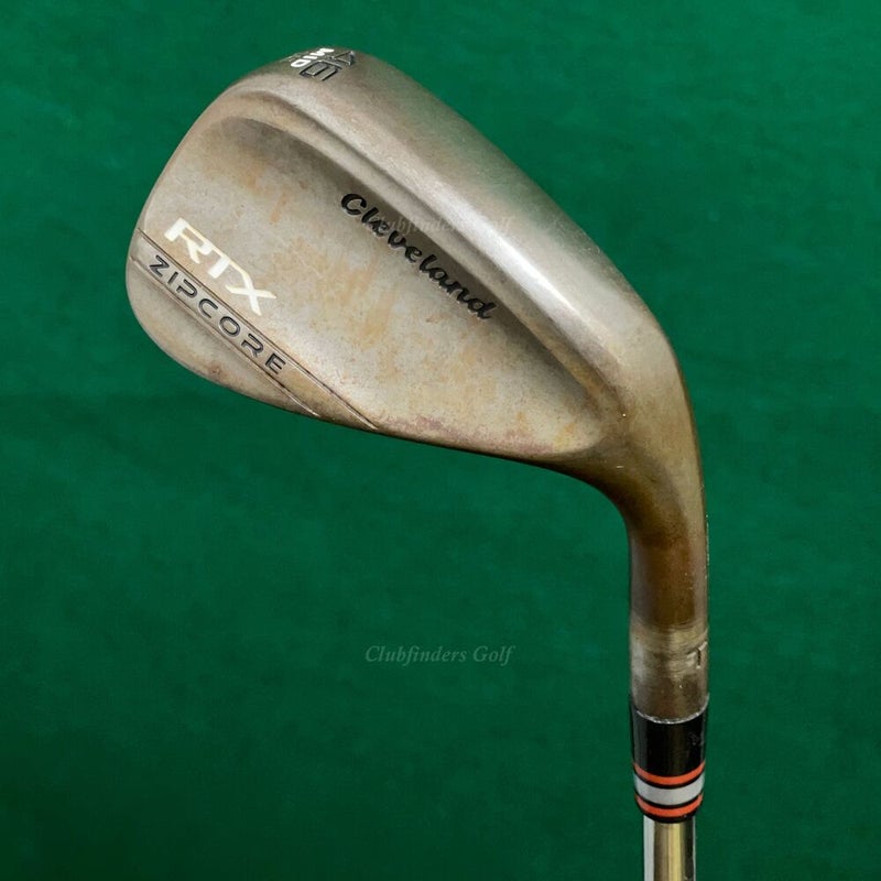 Cleveland RTX Zipcore Raw 46-10 46° Pitching Wedge Stepped Steel Wedge Flex
