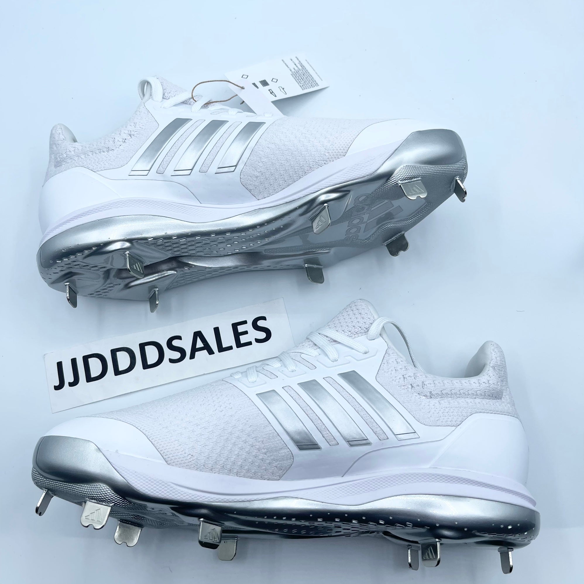 Adidas UltraBoost DNA 5.0 “White Metallic Silver” Men’s Size 10 Baseball Cleats adidas Adizero Impact TPU Baseball Cleats | Mercari main image 3