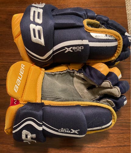 BAUER VAPOR X800 Lite 14” SR GLOVES BLUE/GOLD