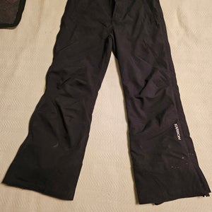 Black Unisex Youth Used Size 12 Karbon Ski Pants