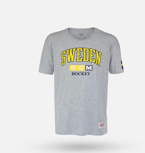 Team Sweden CCM Tee (T Shirt) New with tags Size L Adult