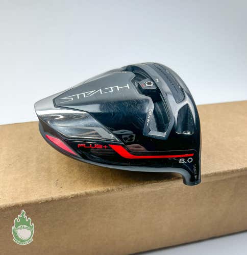 Used RH Tour Issue TaylorMade Stealth Plus+ Driver 8* HEAD ONLY Golf Club