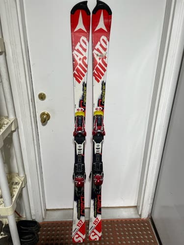 Used 2018 Atomic 157 cm Racing Race SL Skis With Bindings Max Din 18