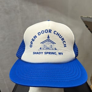 Vintage Open Door Church Shady Spring, WV Mesh Trucker Snapback Hat