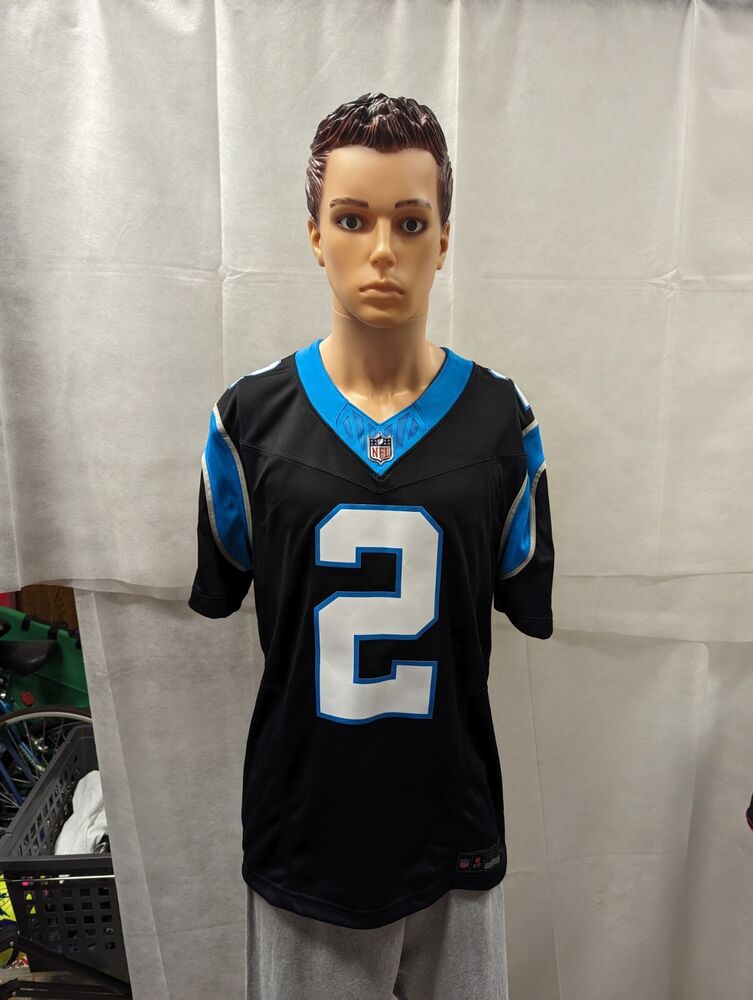 Nike Carolina Panthers No12 DJ Moore Blue Alternate Youth Stitched NFL Vapor Untouchable Limited Jersey