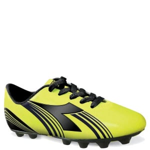Diadora Unisex Boys Girls Youth Avanti Size 3 Yellow Black Soccer Cleats New