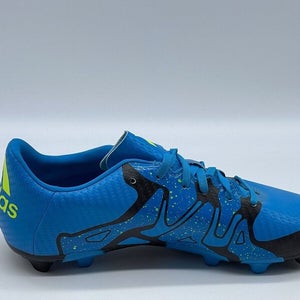 Adidas Unisex Youth X 15.3 FG AG Size 4.5 Solar Blue Soccer Cleats New With Tags