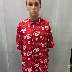 Washington Nationals Hawaiian Shirt SGA L MLB
