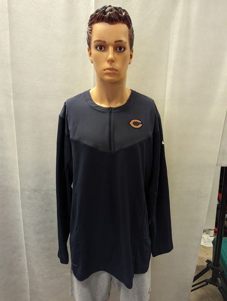 Chicago Bears Nike 1/4 Zip Jacket XXL 2XL NFL