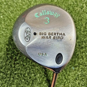 Callaway Big Bertha War Bird 3 Wood  /  RH  /  Ladies Graphite ~42.75"  / jd6576