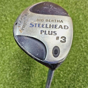 Callaway Big Bertha Steelhead Plus #3 Wood RH / Regular Graphite ~43.5" /jd6580
