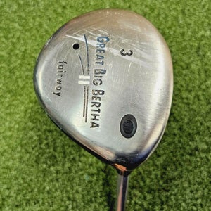 Callaway Great Big Bertha II 3 Wood / RH / Reg Graph ~43.75" / NEW GRIP / jd6583
